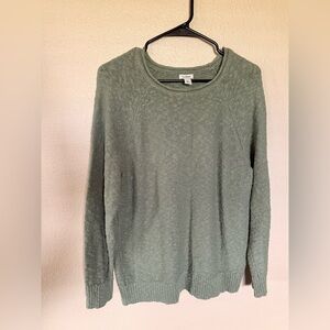 L.L. Bean Women's Crew Neck Sweater - Sage Green